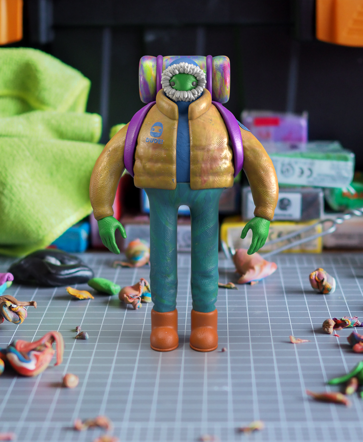 Plasticine Smart Materials for 3D Painter