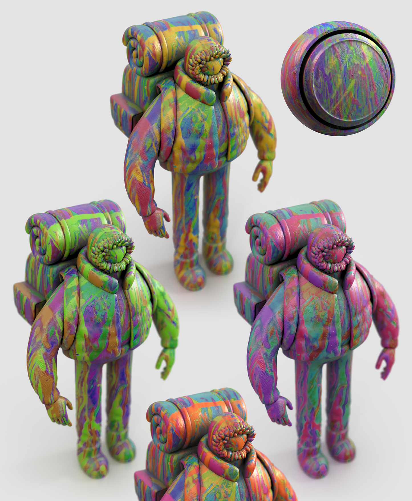 Plasticine Smart Materials for 3D Painter