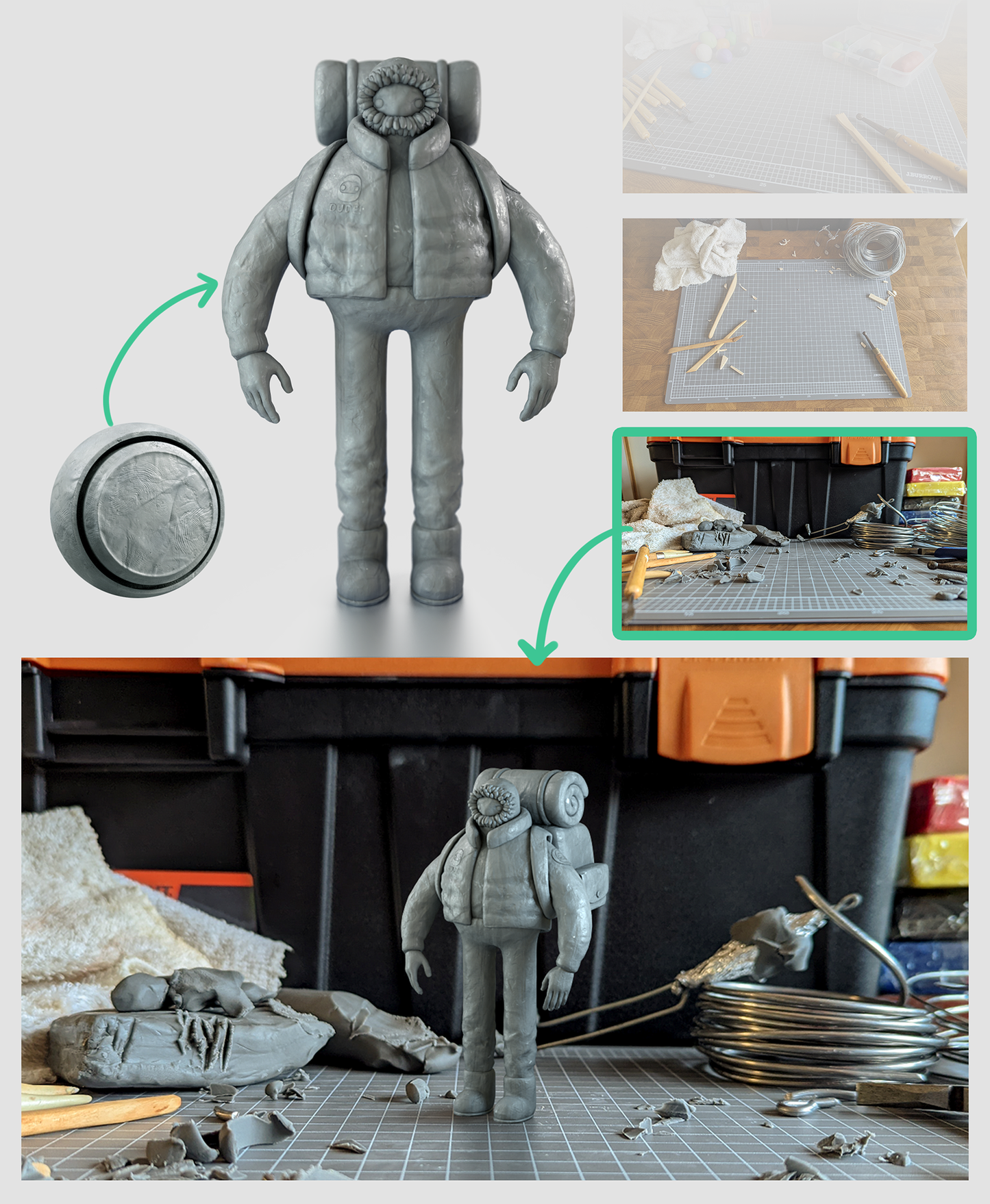 Plasticine Smart Materials for 3D Painter