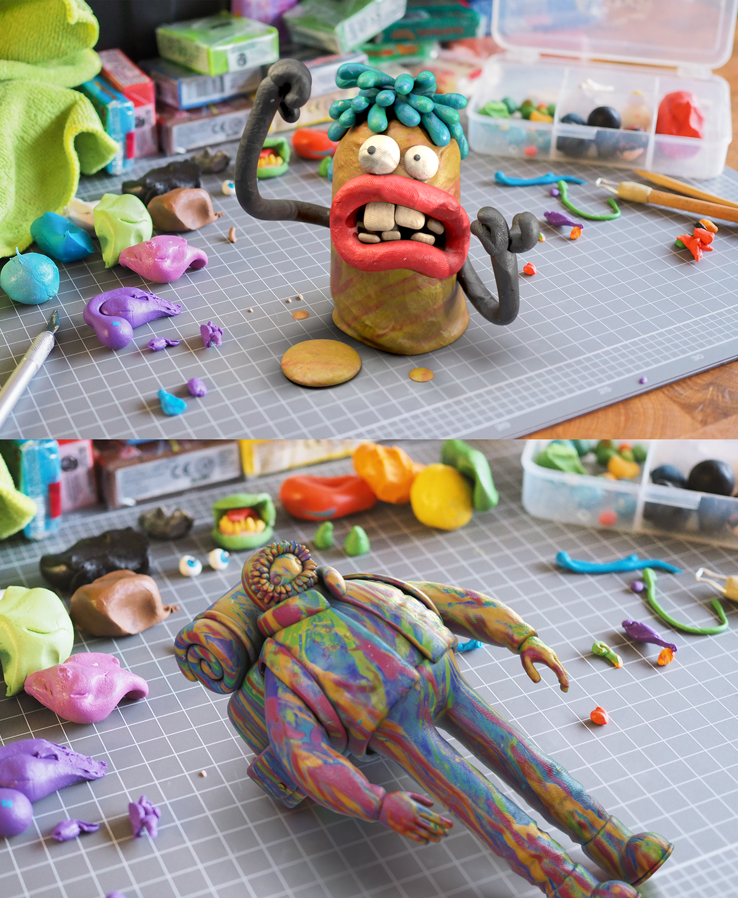 Plasticine Smart Materials for 3D Painter