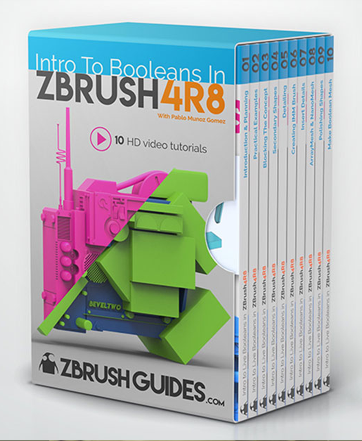 Intro to Booleans in ZBrush 4R8