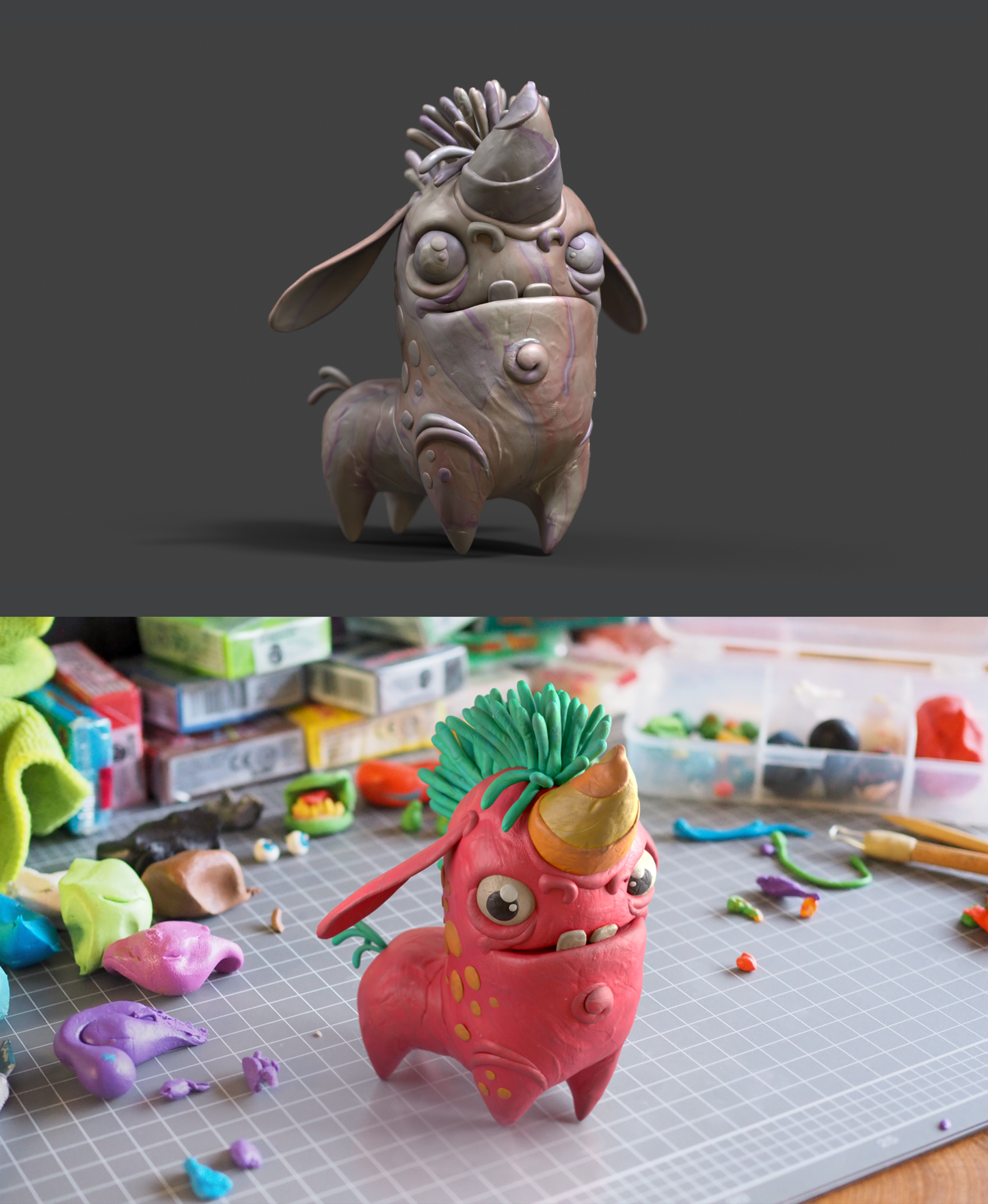 Plasticine Smart Materials for 3D Painter