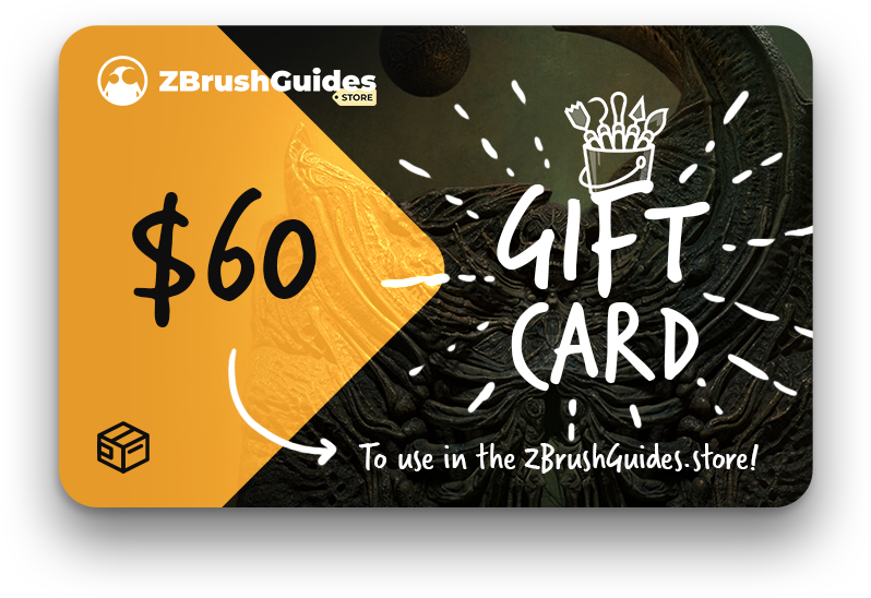 ZBrushGuides store Gift Cards