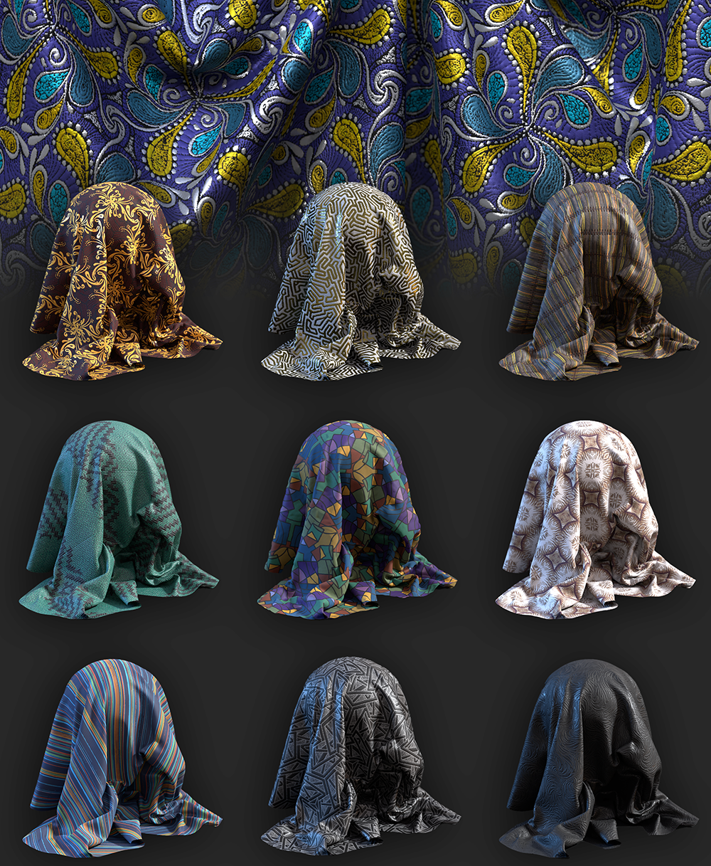 Cloth and Drapery Brushes Pack